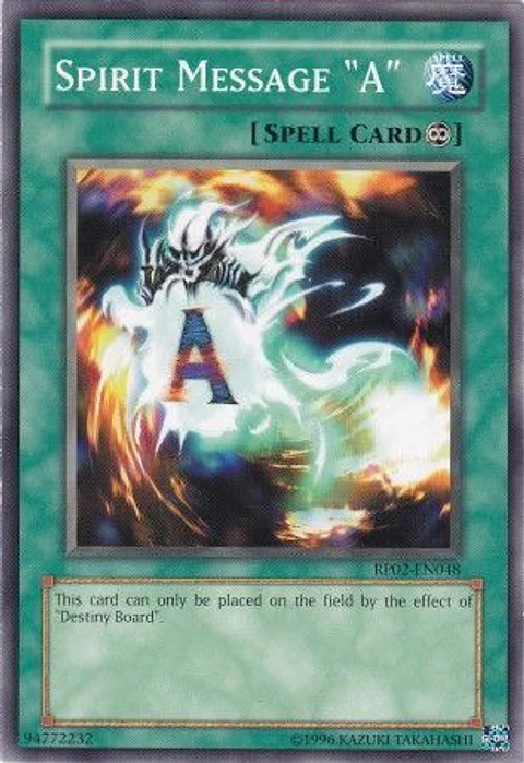 Spirit Message "A" - RP02-EN048 - Common