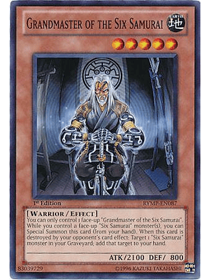 Grandmaster of the Six Samurai - RYMP-EN087 - Common