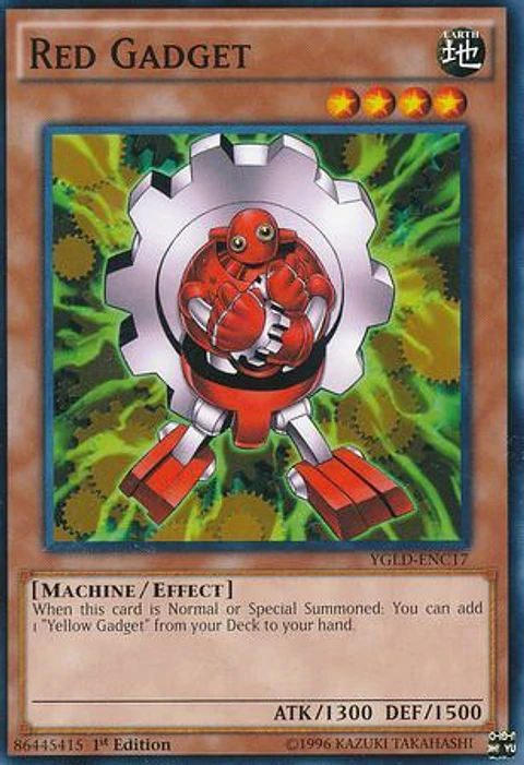 Red Gadget - YGLD-ENC17 - Common 