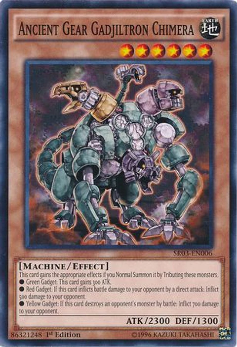 Ancient Gear Gadjiltron Chimera - SR03-EN006 - Common