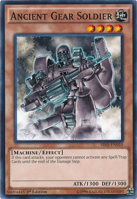 Ancient Gear Soldier - SR03-EN010 - Common 