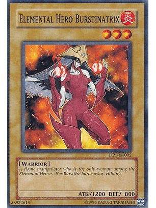 Elemental Hero Burstinatrix - DP1-EN002 - Common (JUGADA)