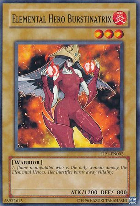 Elemental Hero Burstinatrix - DP1-EN002 - Common (JUGADA)