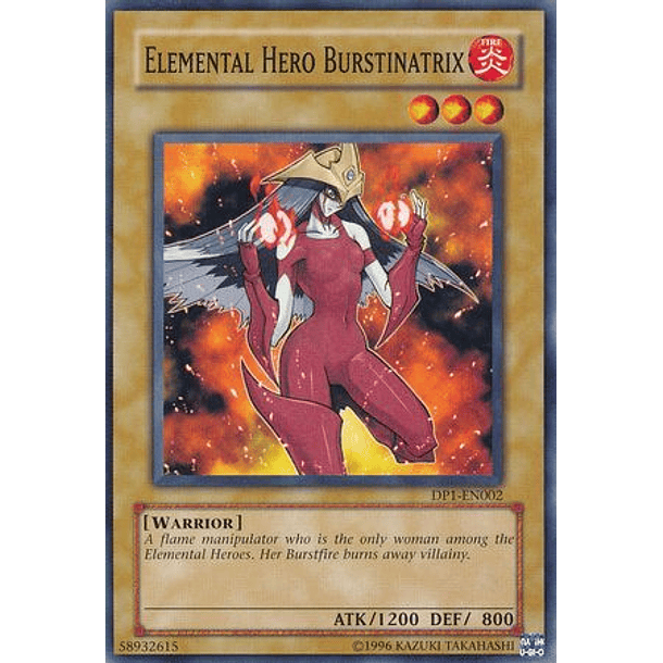 Elemental Hero Burstinatrix - DP1-EN002 - Common (JUGADA)
