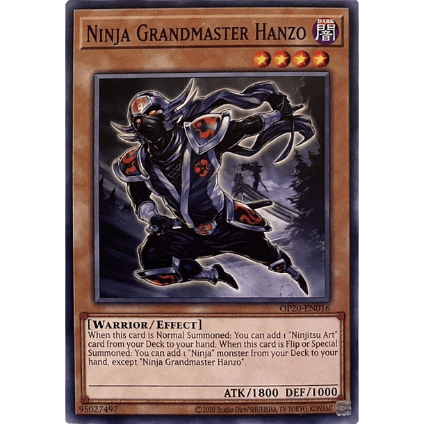 Ninja Grandmaster Hanzo - OP20-EN016 - Common