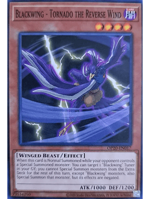 Blackwing - Tornado the Reverse Wind - OP20-EN017 - Common 