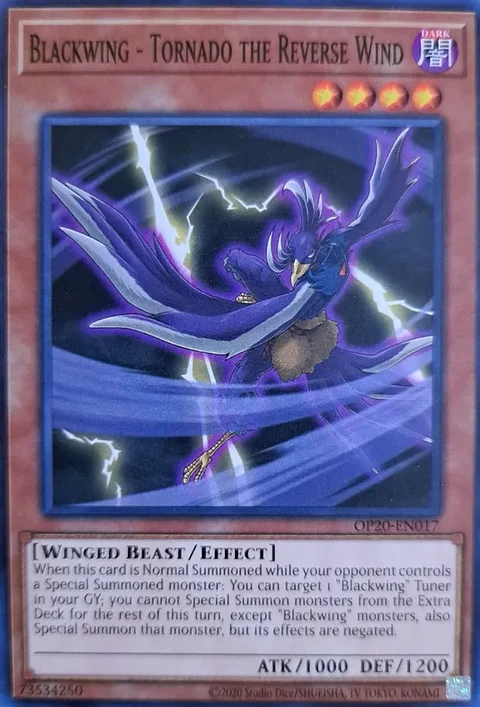 Blackwing - Tornado the Reverse Wind - OP20-EN017 - Common 