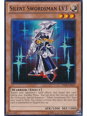 Silent Swordsman LV3 - YSYR-EN017 - Common