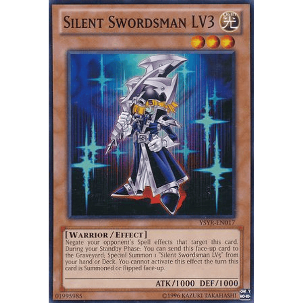 Silent Swordsman LV3 - YSYR-EN017 - Common