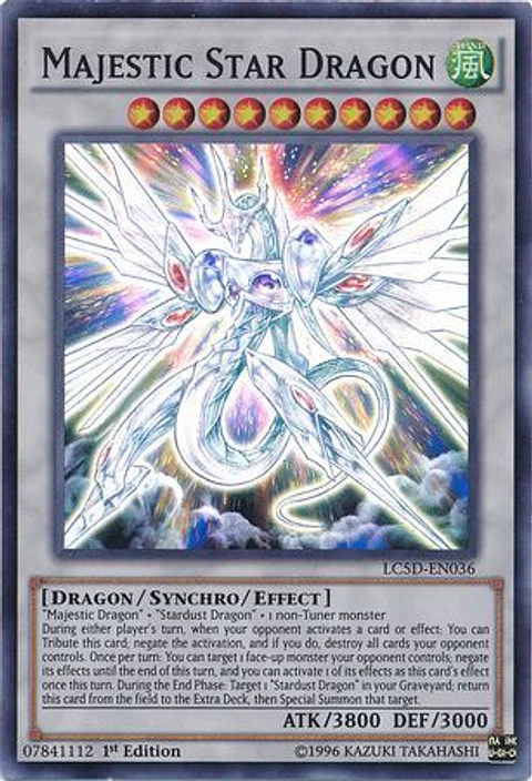 Majestic Star Dragon - LC5D-EN036 - Super Rare 