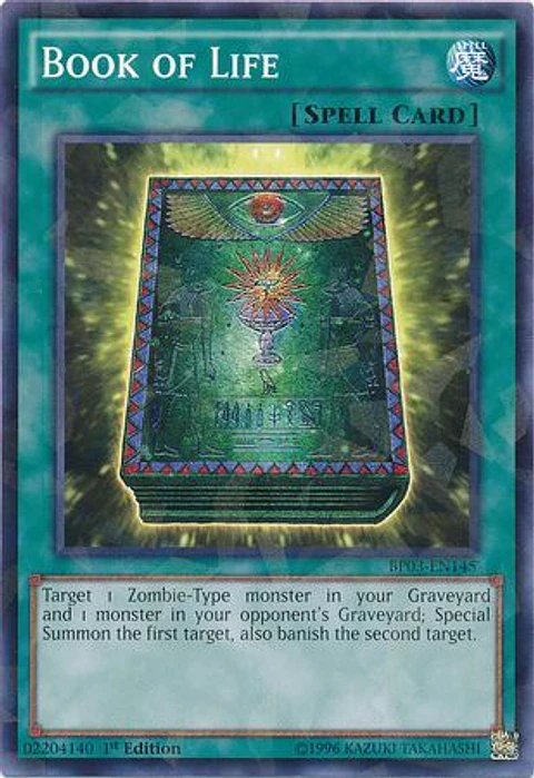 Book of Life - BP03-EN145 - Shatterfoil Rare (jugado)