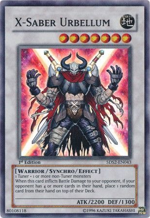 X-Saber Urbellum - 5DS2-EN043 - Super Rare  1