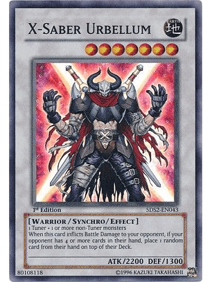 X-Saber Urbellum - 5DS2-EN043 - Super Rare 