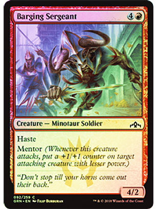 Barging Sergeant - GRN - C ★