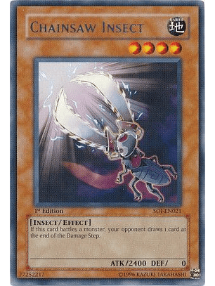 Chainsaw Insect - SOI-EN021 - Rare 