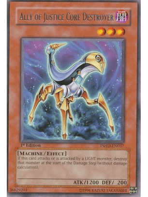 Ally of Justice Core Destroyer - TSHD-EN037 - Rare 