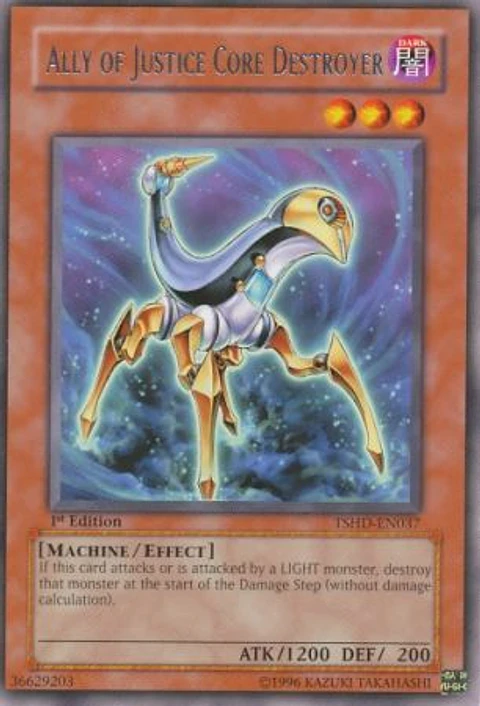 Ally of Justice Core Destroyer - TSHD-EN037 - Rare 