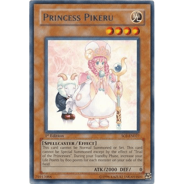Princess Pikeru - SOI-EN027 - Rare