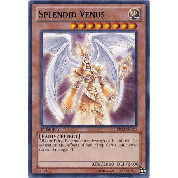 Splendid Venus - BP02-EN070 - Rare 