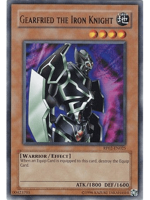 Gearfried the Iron Knight - RP02-EN025 - Rare