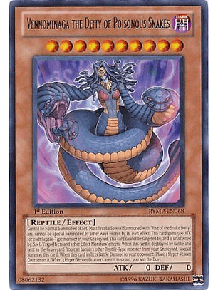 Vennominaga the Deity of Poisonous Snakes - RYMP-EN068 - Rare 
