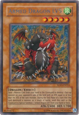 Armed Dragon LV5 - SOD-EN014 - Rare  1