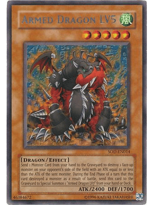 Armed Dragon LV5 - SOD-EN014 - Rare 