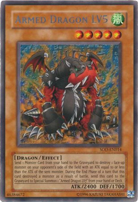 Armed Dragon LV5 - SOD-EN014 - Rare 