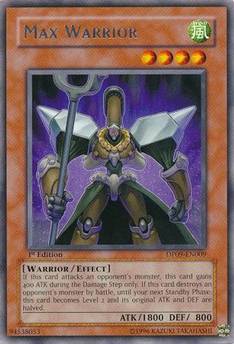 Max Warrior - DP09-EN009 - Rare
