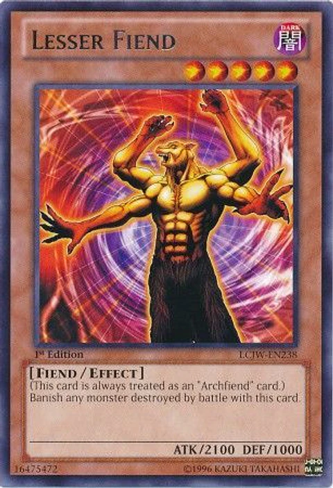 Lesser Fiend - LCJW-EN238 - Rare
