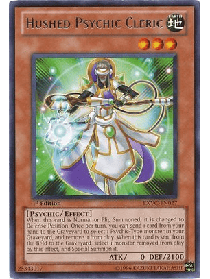 Hushed Psychic Cleric - EXVC-EN027 - Rare