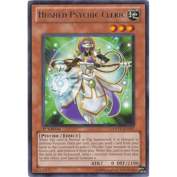 Hushed Psychic Cleric - EXVC-EN027 - Rare