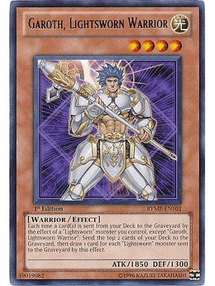 Garoth, Lightsworn Warrior - RYMP-EN101 - Rare 