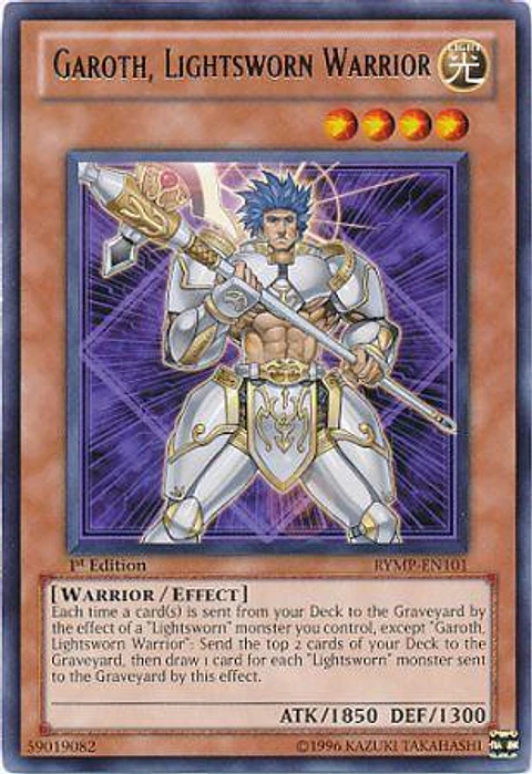Garoth, Lightsworn Warrior - RYMP-EN101 - Rare 