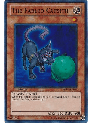 The Fabled Catsith - HA04-EN007 - Super Rare