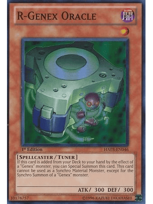 R-Genex Oracle - HA03-EN046 - Super Rare