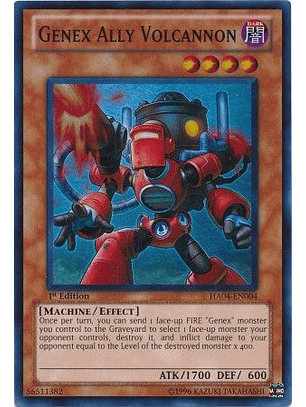 Genex Ally Volcannon - HA04-EN004 - Super Rare