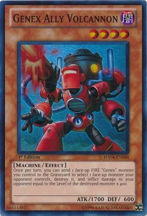 Genex Ally Volcannon - HA04-EN004 - Super Rare