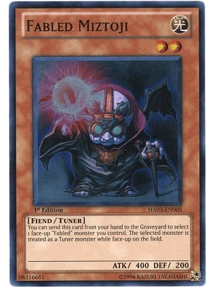 Fabled Miztoji - HA03-EN005 - Super Rare 