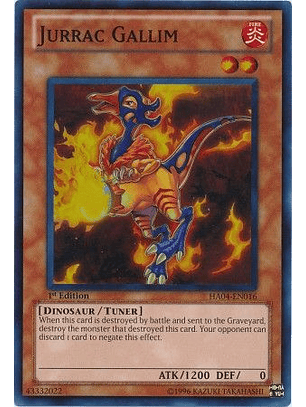 Jurrac Gallim - HA04-EN016 - Super Rare 