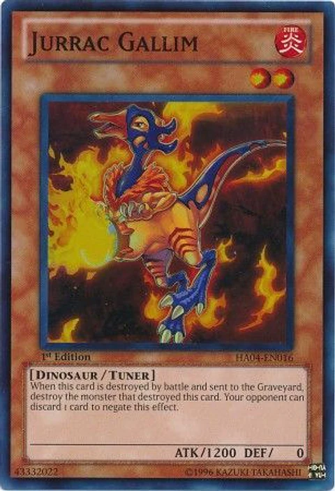 Jurrac Gallim - HA04-EN016 - Super Rare 