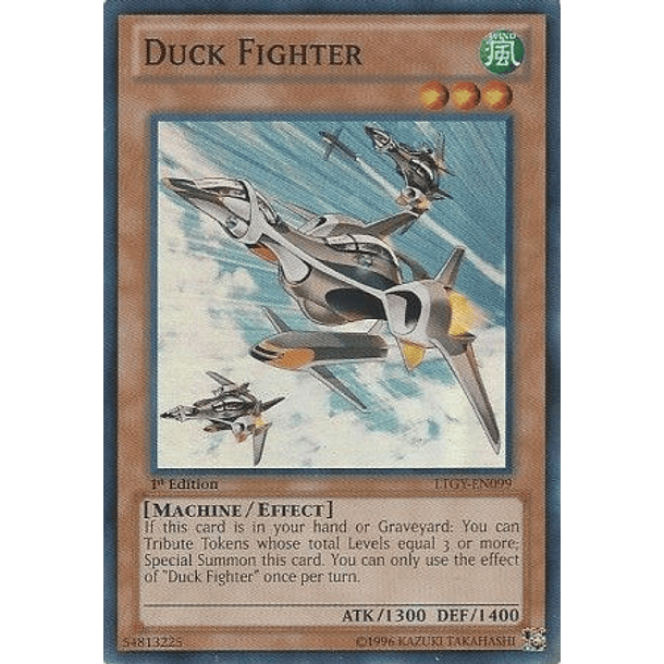 Duck Fighter - LTGY-EN099 - Super Rare 