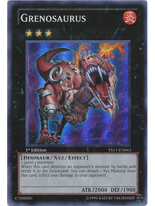 Grenosaurus - YS11-EN043 - Super Rare