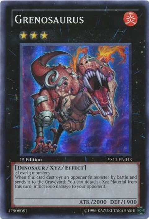 Grenosaurus - YS11-EN043 - Super Rare