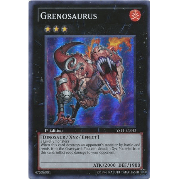 Grenosaurus - YS11-EN043 - Super Rare