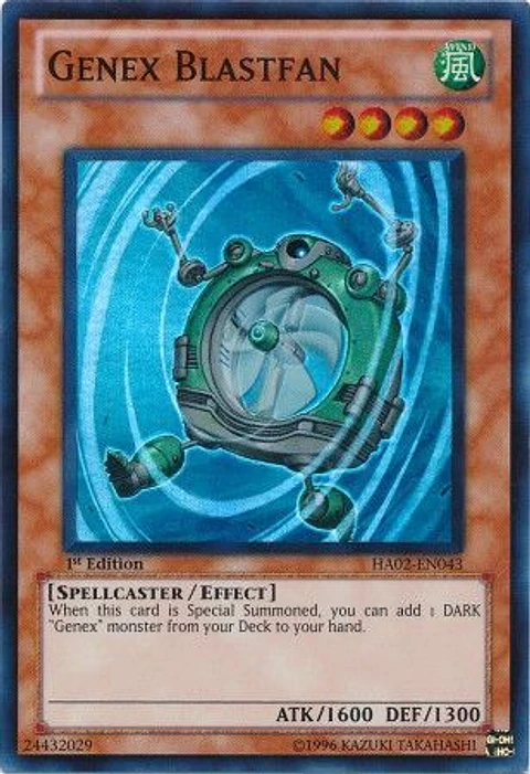 Genex Blastfan - HA02-EN043 - Super Rare