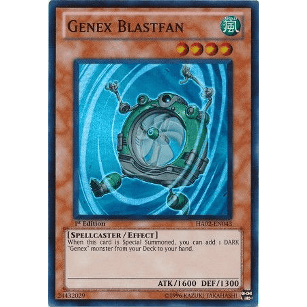 Genex Blastfan - HA02-EN043 - Super Rare