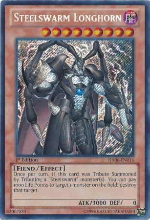 Steelswarm Longhorn - HA06-EN016 - Secret Rare 1