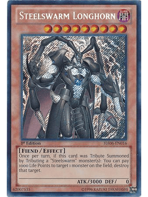 Steelswarm Longhorn - HA06-EN016 - Secret Rare