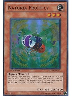 Naturia Fruitfly - HA03-EN043 - Super Rare